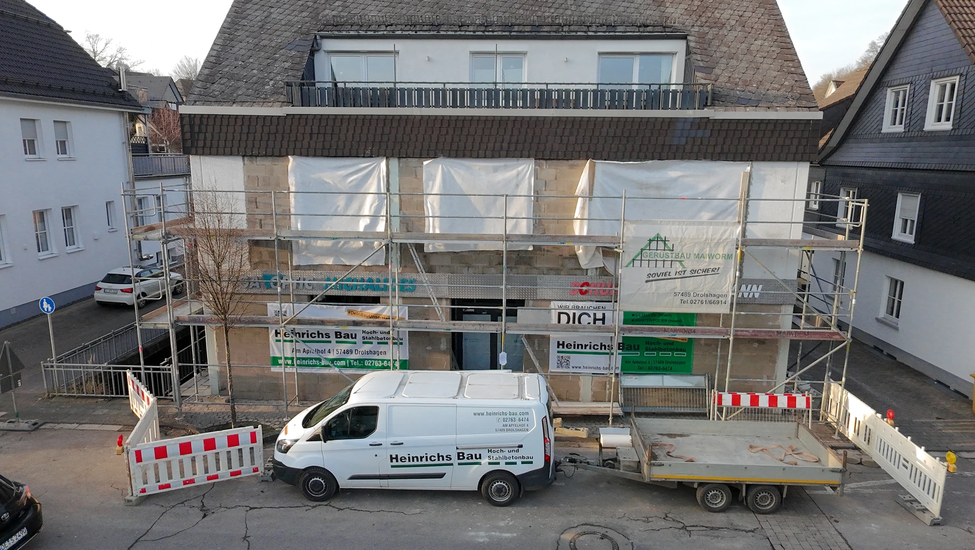 Umbau in innerstädtischer Lage